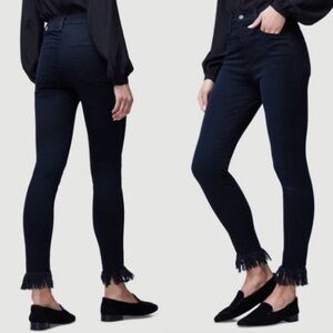 Frame Ali High Rise Skinny Frayed‎ Hem Edgewater Women's Size 25